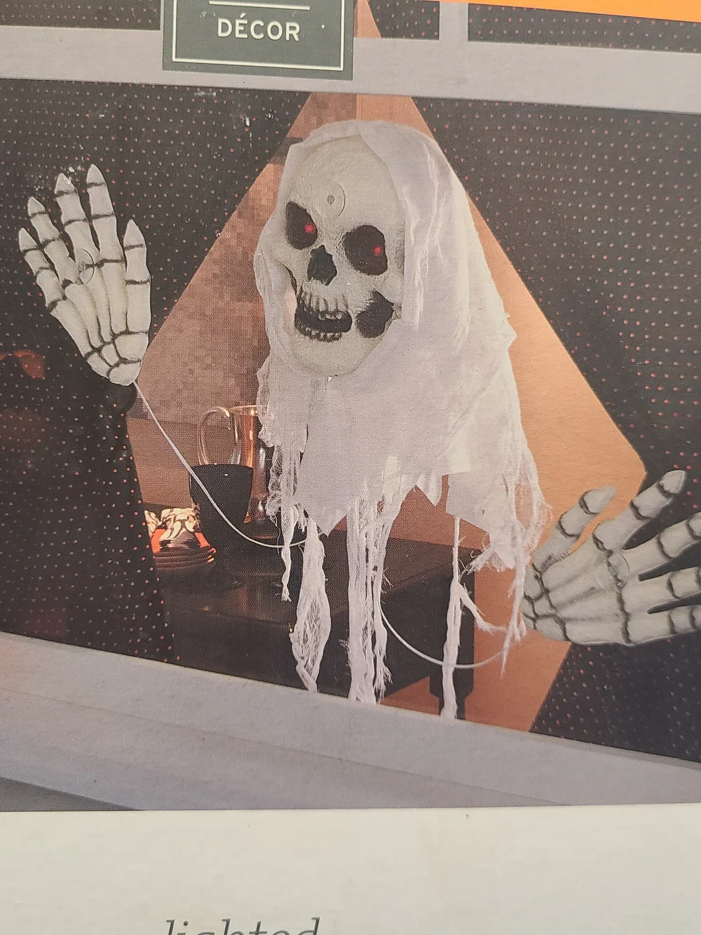 Lighted Window Creeper Halloween Decoration - NEW